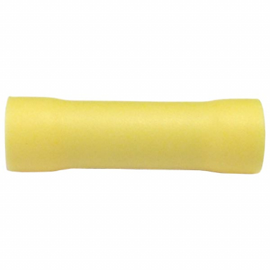 Yellow Butt Connector, Vinyl, Butted, 12-10 Gauge, 100 Count Bag