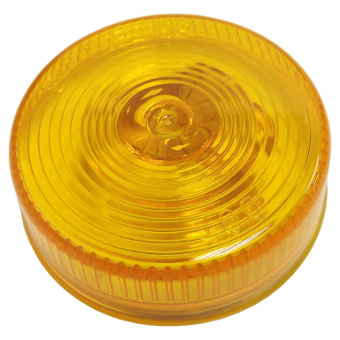 Yellow Incandescent 2.5" Round Marker/Clearance Light, Sealed Housing, 12 VDC