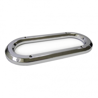 Chrome Bezel for 6" Oval Grommet-Mounted Lights