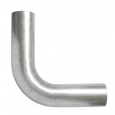 90 Degree 6" OD-OD Aluminized Exhaust Elbow - 20" Legs, 10" Radius