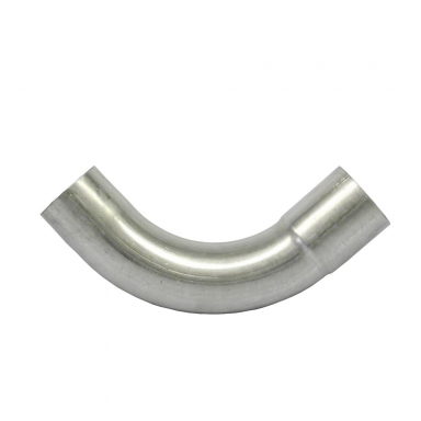 90 Degree 3" ID-OD Aluminized Exhaust Elbow, 8" & 8.25" Legs, 6" Center Line Radius