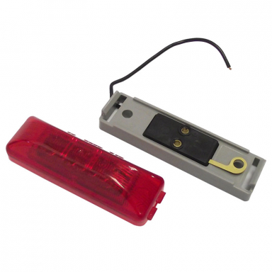 Red LED Marker Light with Mounting Bracket, Heavy Duty Version