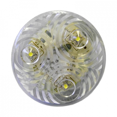 Clear Marker/Utility Light, 2" Round, 3 LEDs