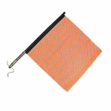 Flag Kit, Orange Mesh Flag With Mounting Kit