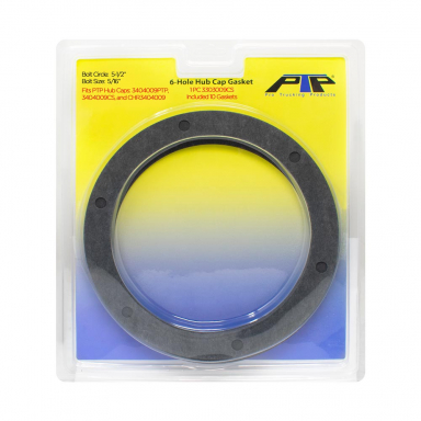 6-Hole Trailer Hub Cap Gasket, 5.50" Bolt Circle (10 Pack)