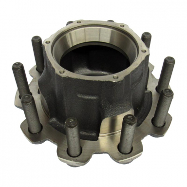 Outboard-Mount Trailer Hub, HM518410 Bearings, Studs for Steel Wheels