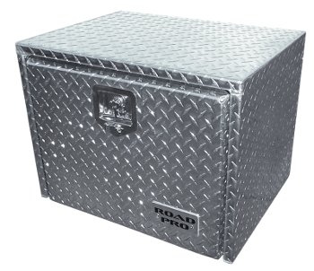 Heavy Duty Underbody Tool Box, Full Diamond Plate, 18" x 18" x 24", Locking T-Handle
