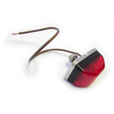 Red Mini Marker Light, Single Mounting Bolt, Single Wire