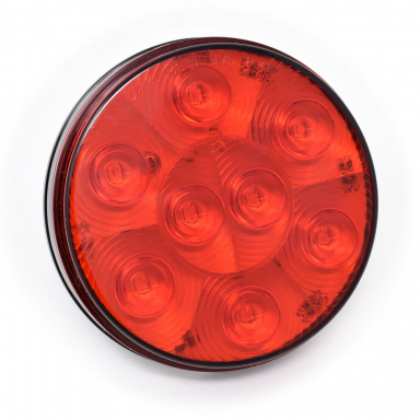 4" Round Stop-Tail-Turn Signal Light, 8 LEDs, 12-Volts DC