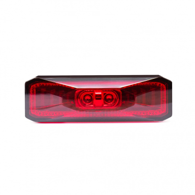 Tunnel Vision LED Marker Light, Red Lens, Red LEDs, 3.75" Long