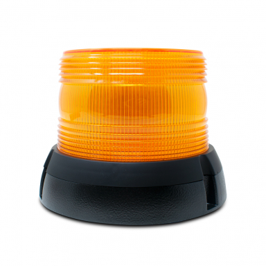 Low Profile Amber LED Beacon - Pipe, Screw, & Stud Mount (12-Volt)