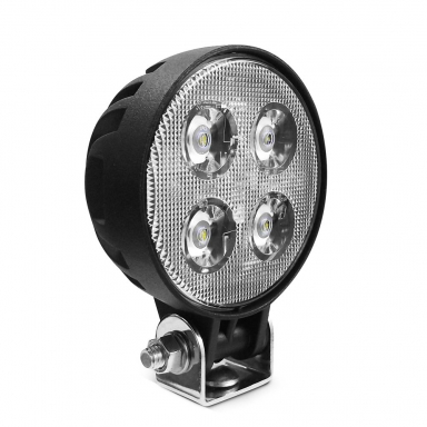 Mini LED Flood Light, 3-1/2" Diameter, 9-32 Volts DC, 800 Lumens