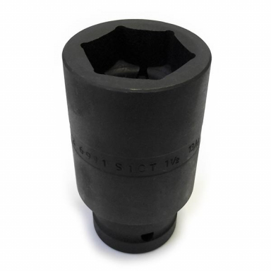 3/4" Drive, 1-1/2"  6-Point & 13/16" Square Deep Impact Socket for Budd Wheel Nuts, North America