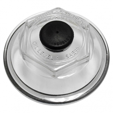 Screw-On Hub Cap with O-Ring and Plug for Dexter 10K, 12K, 15K, and 13D Hubs, 4"-12 Thread