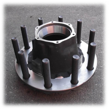 Trailer Hub, Converts Cast Spoke or Inboard Mount to Outboard Hub-Piloted, Steel Wheels