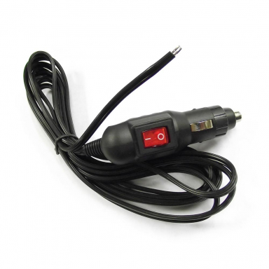 Cigarette Lighter Adapter with On/Off Rocker Switch, 10FT Power Cord
