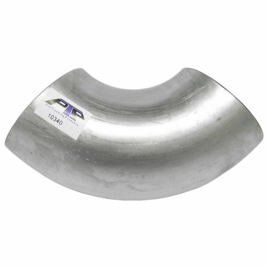 90 Degree 5" OD-OD Aluminized Exhaust Elbow - 5.5" Legs, 5.5" Radius