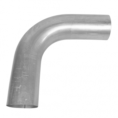 90 Degree 5" OD-OD Aluminized Exhaust Elbow - 15" Legs, 8" Radius