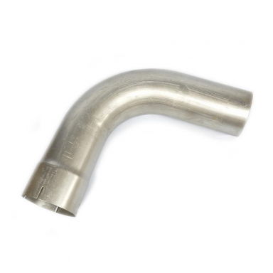 90 Degree 5" ID-OD Aluminized Exhaust Elbow, 15" Legs, 10" Center Line Radius