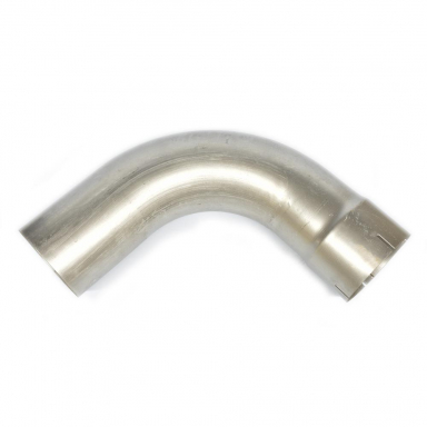 90 Degree 5" ID-OD Aluminized Exhaust Elbow, 11" Legs, 5.5" Center Line Radius