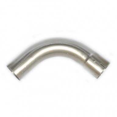 90 Degree 3.5" ID-OD Aluminized Exhaust Elbow, 9" Legs, 4.5" Center Line Radius