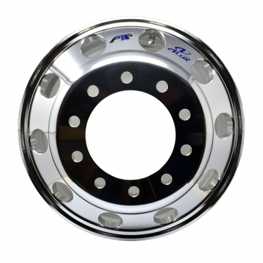 Hub Piloted 22.5" X 8.25" Polished Aluminum 10-Hole Wheel