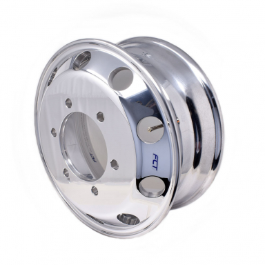 Hub Piloted 17.5" X 6" Polished Aluminum 6-Hole Wheel