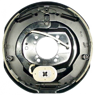 12" x 2" LH Electric Brake Assembly with 4 Hole and 5 Hole Mounting for Dexter Trailer Axles