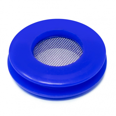 Blue Polyurethane Air Brake Gladhand Seal with Protective Screen