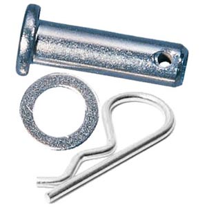 Pin Hardware Kit for Tailgate Latch Assemblies, Includes Clevis Pin, Hair Pin, and Washers