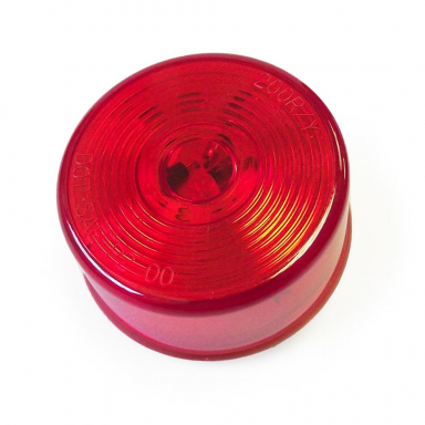 Red 2" Round Marker Light with Circle Lens, 10 Red LEDs