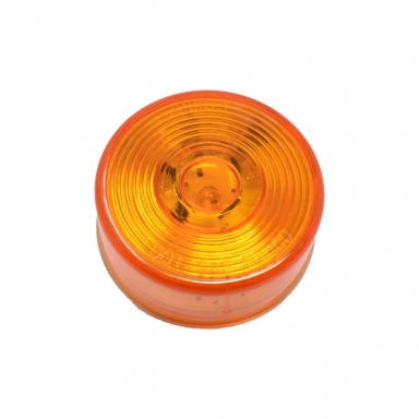 Amber 2" Round Marker Light with Circle Lens, 10 Amber LEDs