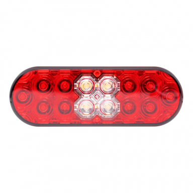 30 LED Stop-Tail-Turn Signal & Backup Combination Light, 6" Oval