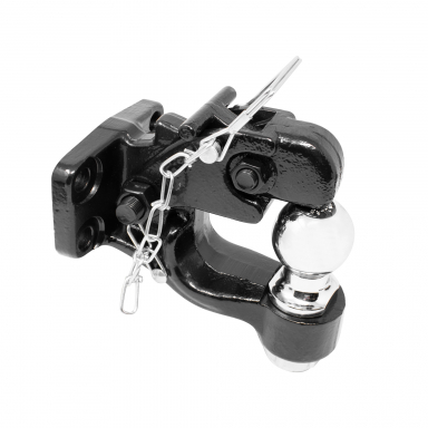 8-Ton Combination Hitch with 2" Hitch Ball and Pintle Hook