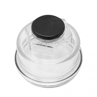 Screw-On Oil Hub Cap with O-Ring and Rubber Plug, 3-1/2" Thread