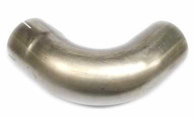 90 Degree 5" ID-OD Aluminized Exhaust Elbow, 12" Legs, 5.5" Center Line Radius