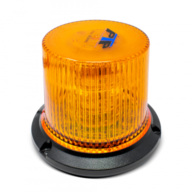 LumiStar Permanent Mount 12 Function Amber LED Light Beacon