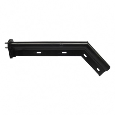 Black Spring-Loaded Round Tube Style Mud Flap Hangers