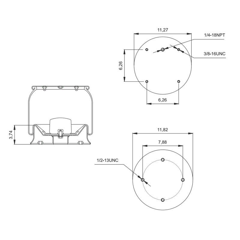 Pro Trucking Products: Reversible Sleeve Air Spring, Replaces ...