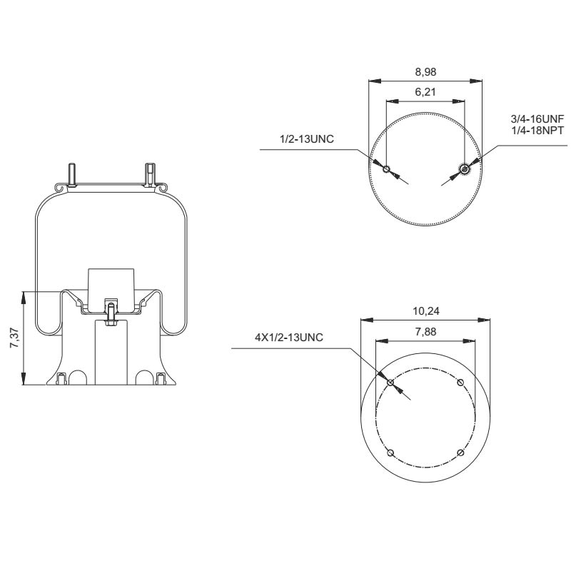 Pro Trucking Products: Reversible Sleeve Air Spring, Replaces ...