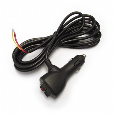 Cigarette Lighter Adapter with On/Off and Momentary Rocker Switches, 10FT Power Cord